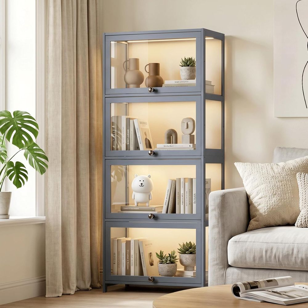 Display Case Acrylic - 4-уровневый акриловый витринный шкаф для коллекционных