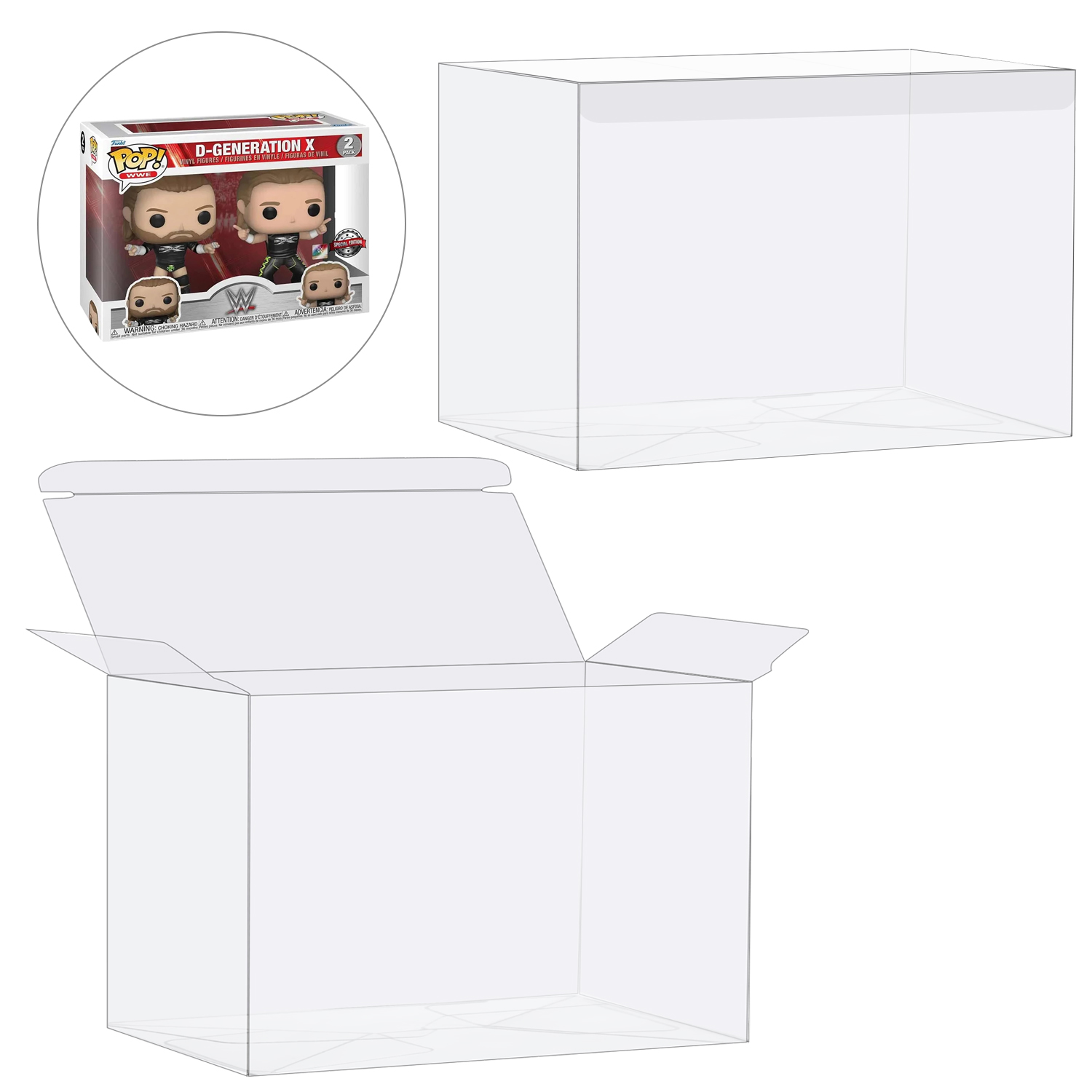 Funko Pop Protector - HIGOPLAY 2 в 1 упаковке Защитная