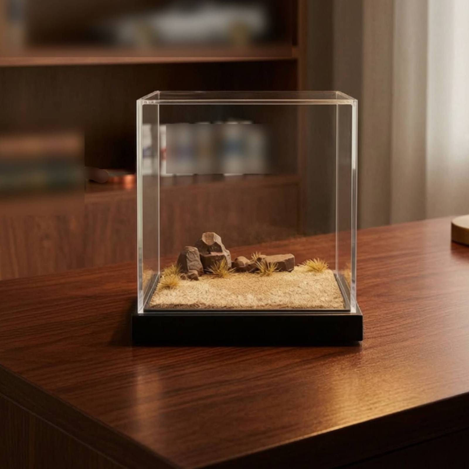 Display Case Acrylic - Прозрачная витрина для миниатюрных сцен с