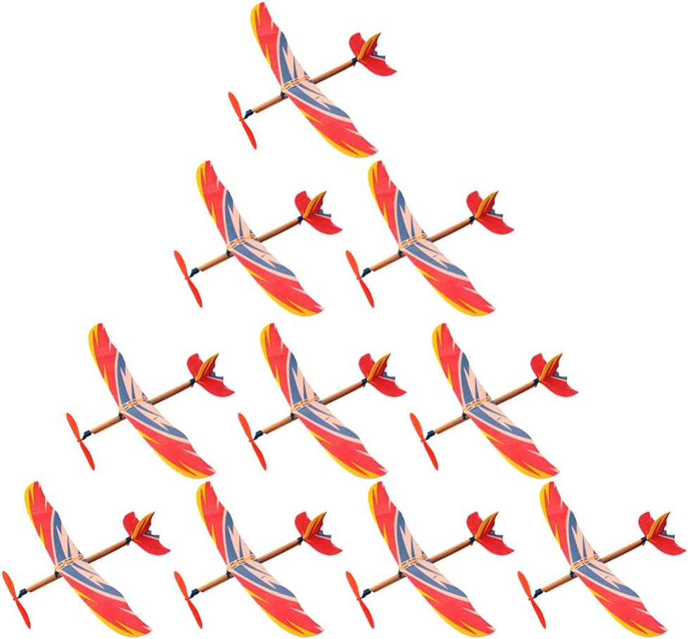 Model Airplane Plastic - 5/10 шт. модель самолета с резиновой