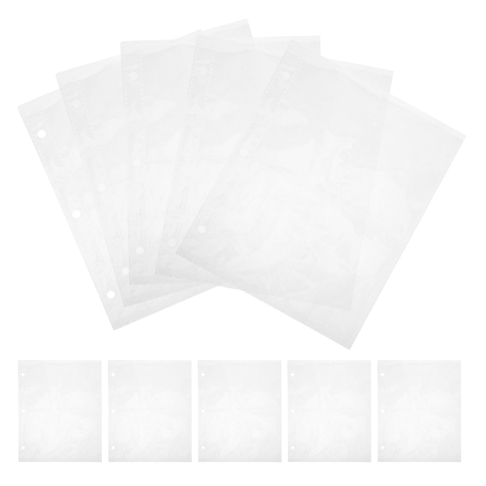 Trading Card Binder - 10 шт. прозрачных пластиковых вкладышей для