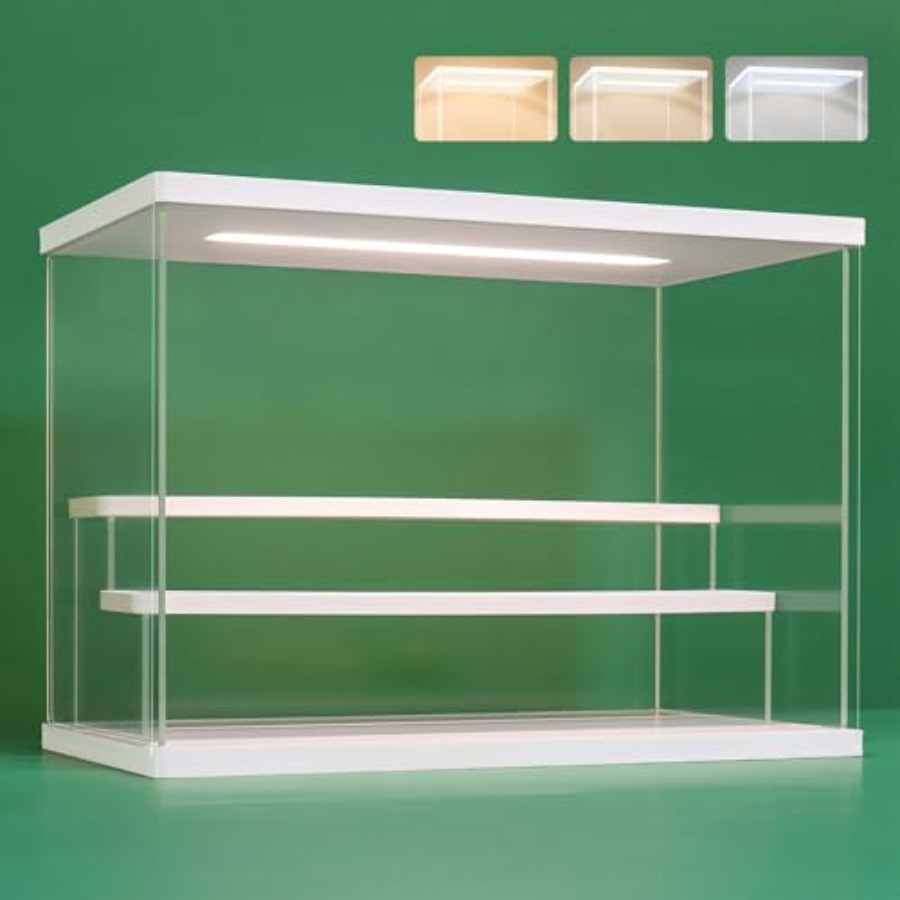Display Case Acrylic - Прозрачная акриловая витрина-подставка со светодиодной подсветкой,