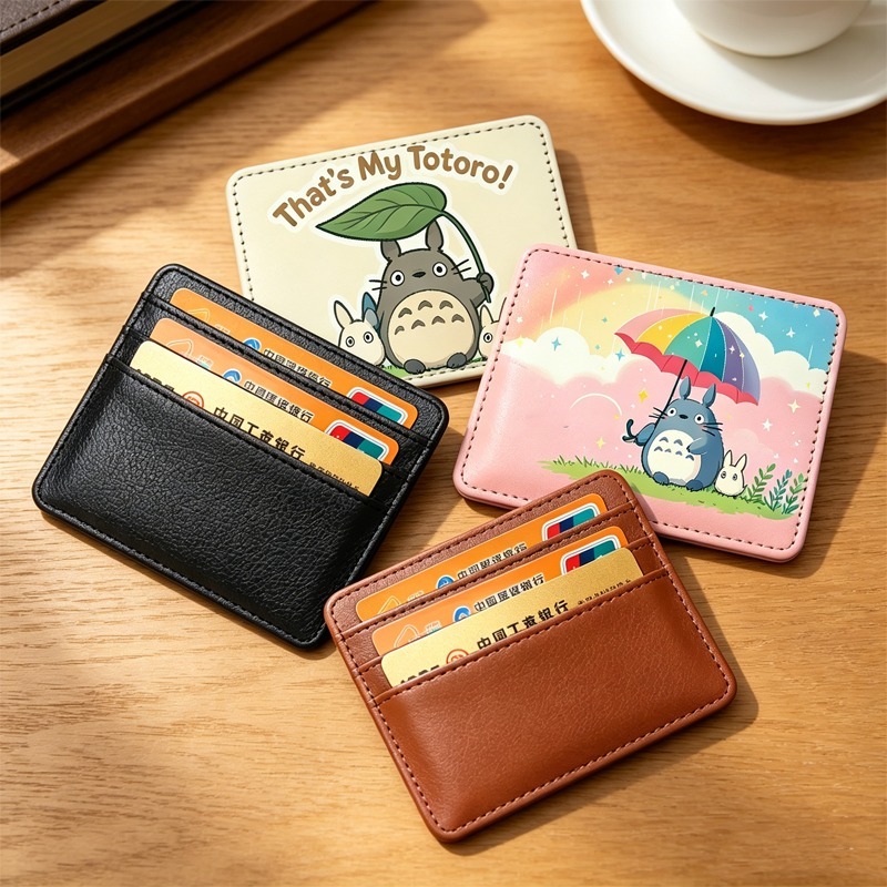 Card Top Loader - Милый тонкий кошелек-картхолдер Totoro для мужчин