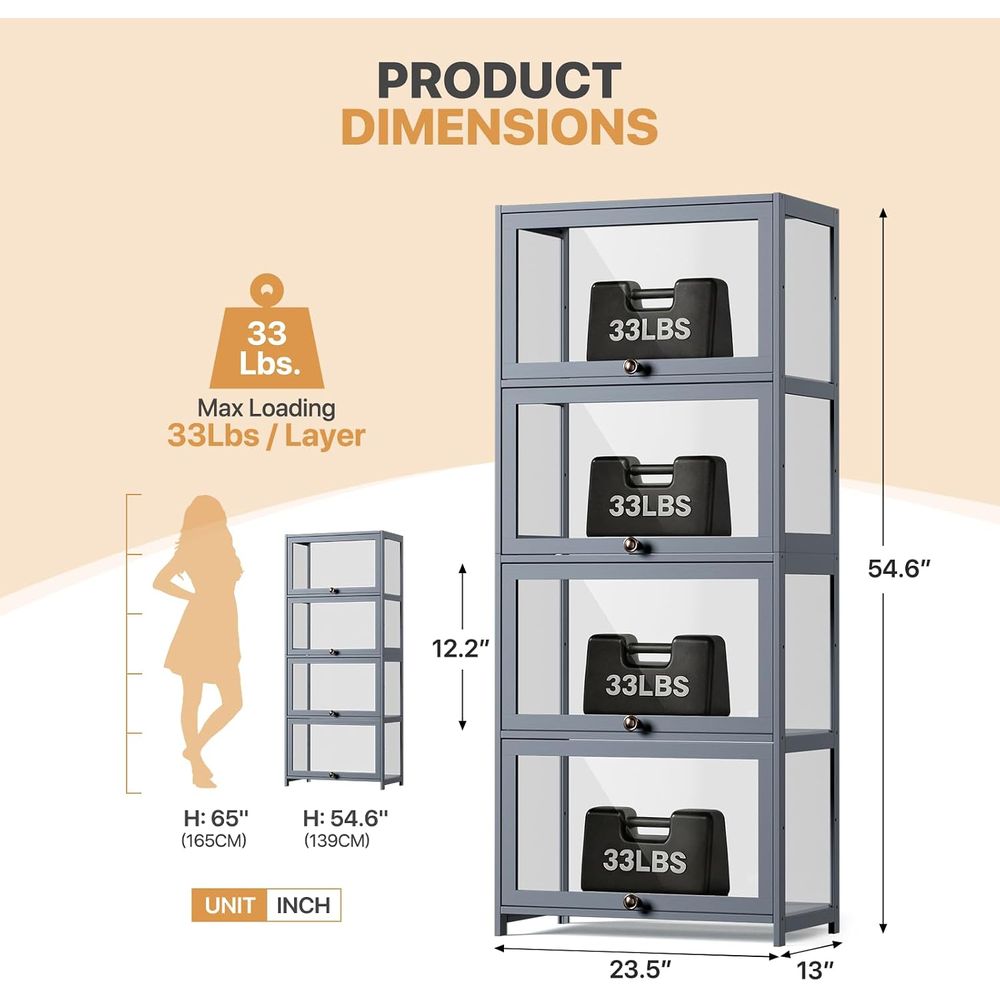 4-уровневый акриловый витринны – обзор и цена Display Case Acrylic