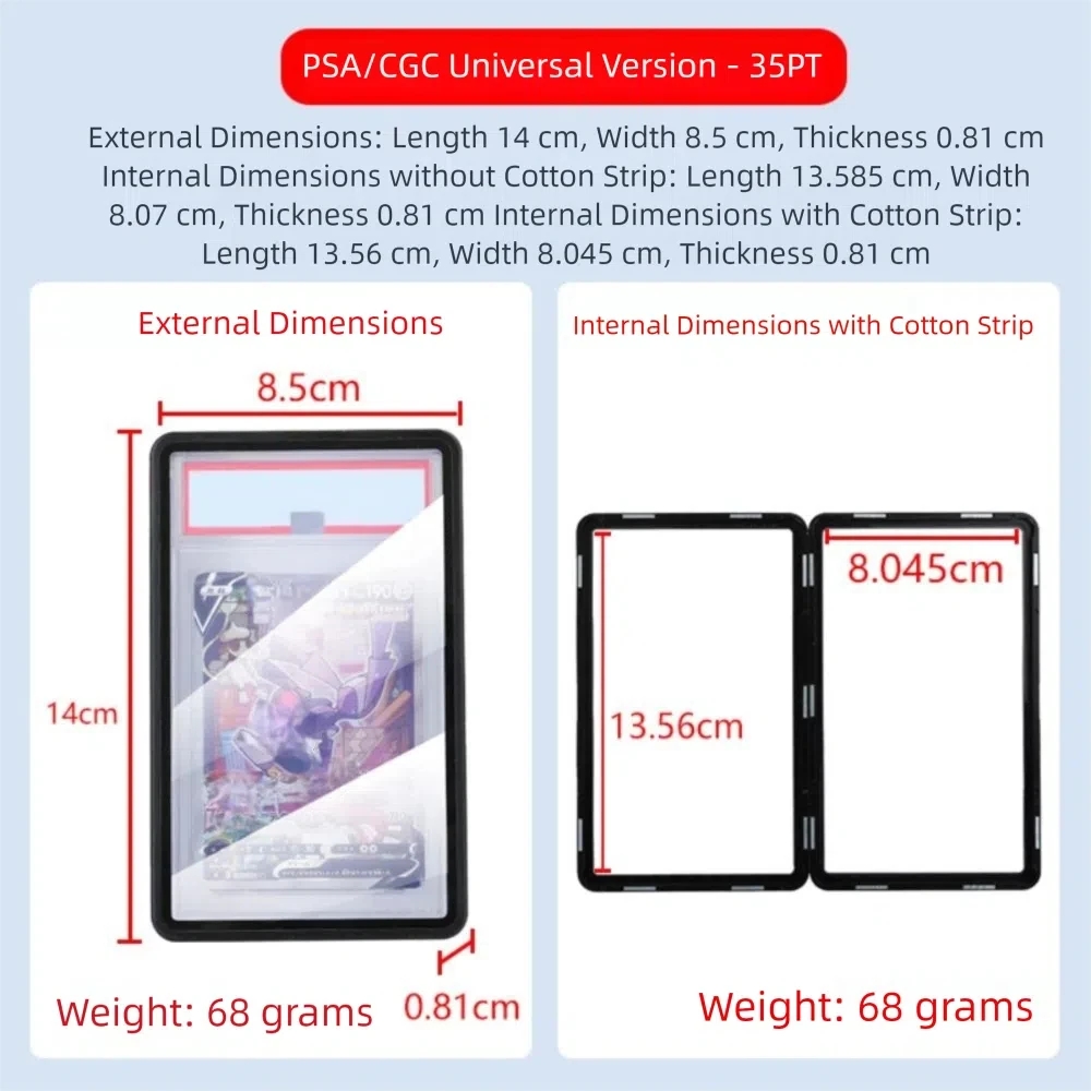 Защитный футляр для карт с алю – обзор и цена Graded Card Display