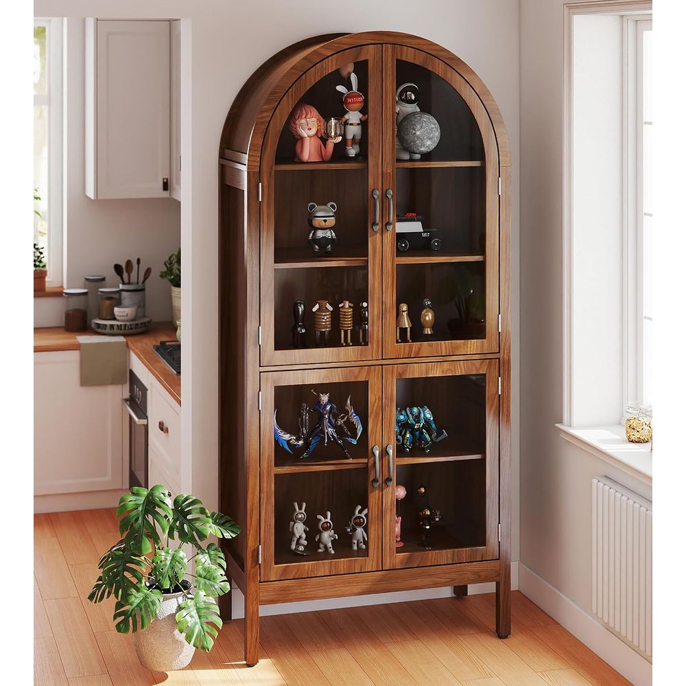 Высокий витринный шкаф из орех – обзор и цена Display Case Acrylic