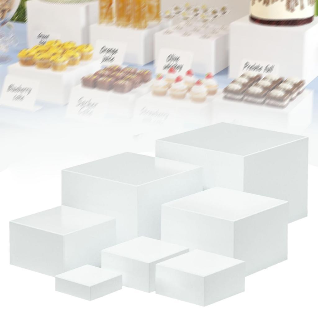 7 шт., акриловая коробка-куб,  – обзор и цена Display Risers Set