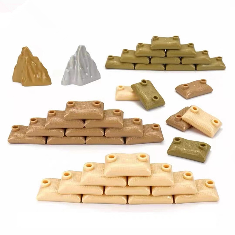 50 шт. MOC Военные мешки с пес – обзор и цена Lego Minifigure Holder