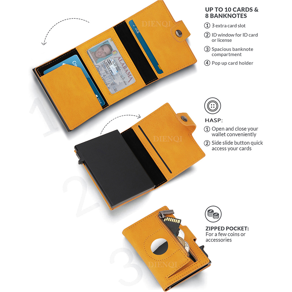 Кошелек Airtag Rfid Держатель  – обзор и цена Card Top Loader