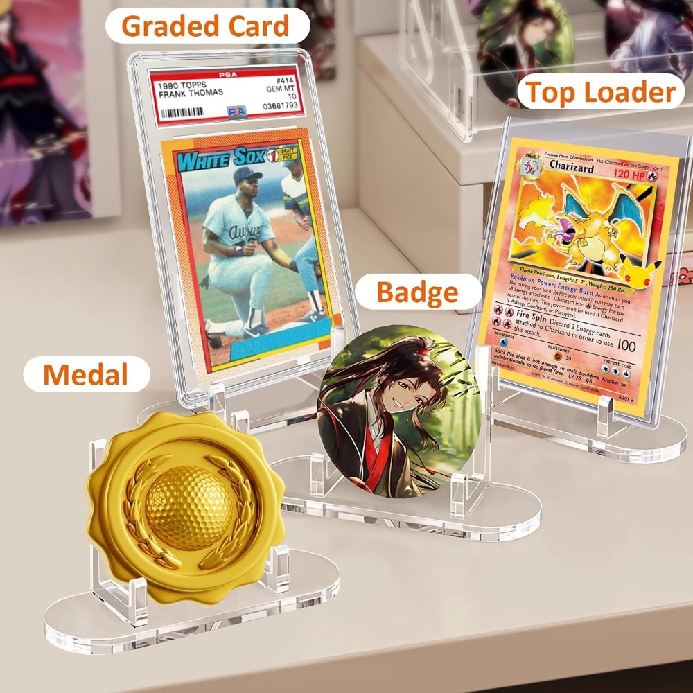 Прозрачные акриловые подставки – обзор и цена Graded Card Display